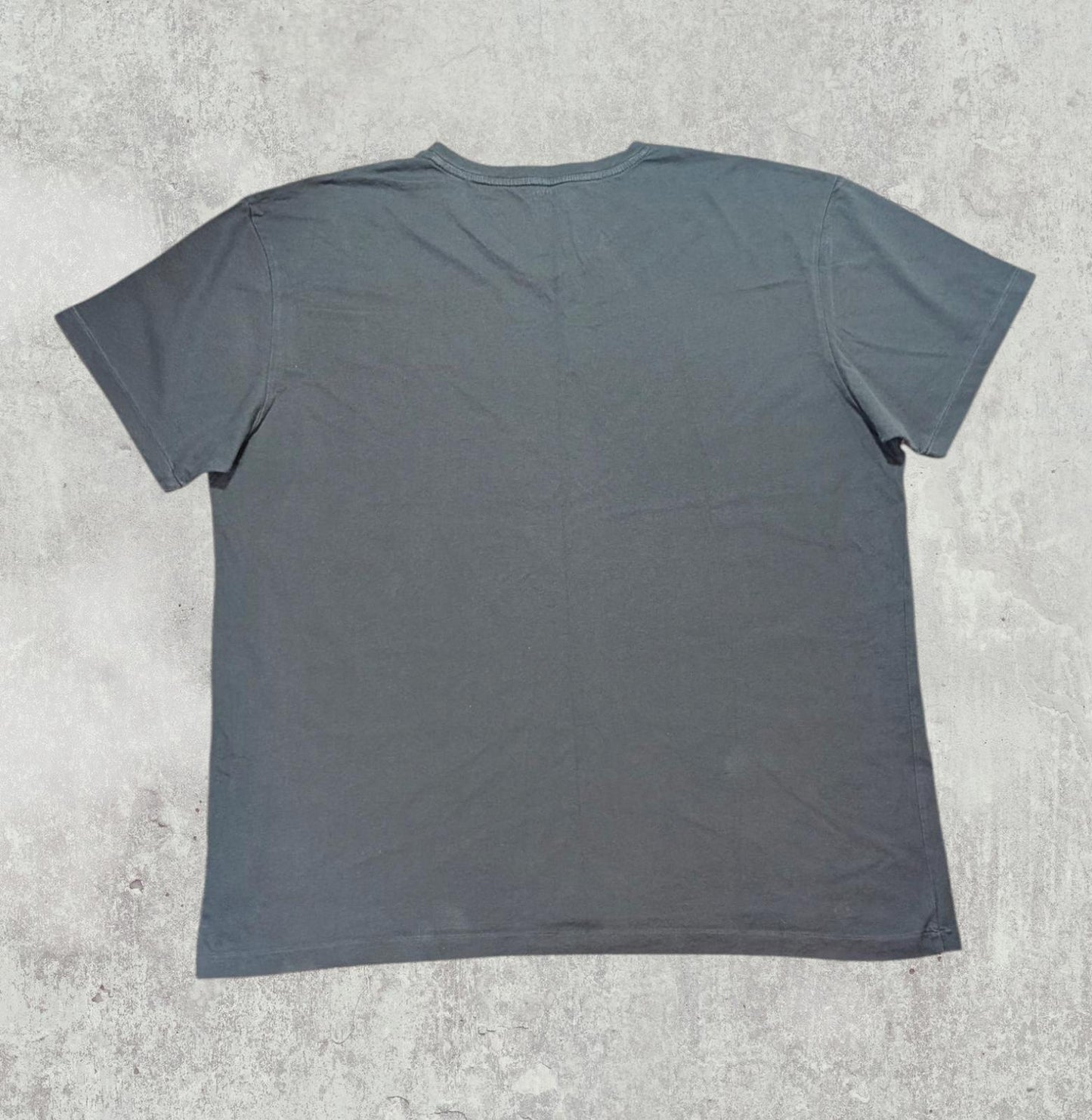 Ralph Lauren Men's V Neck T Shirt - Grey - Size Large