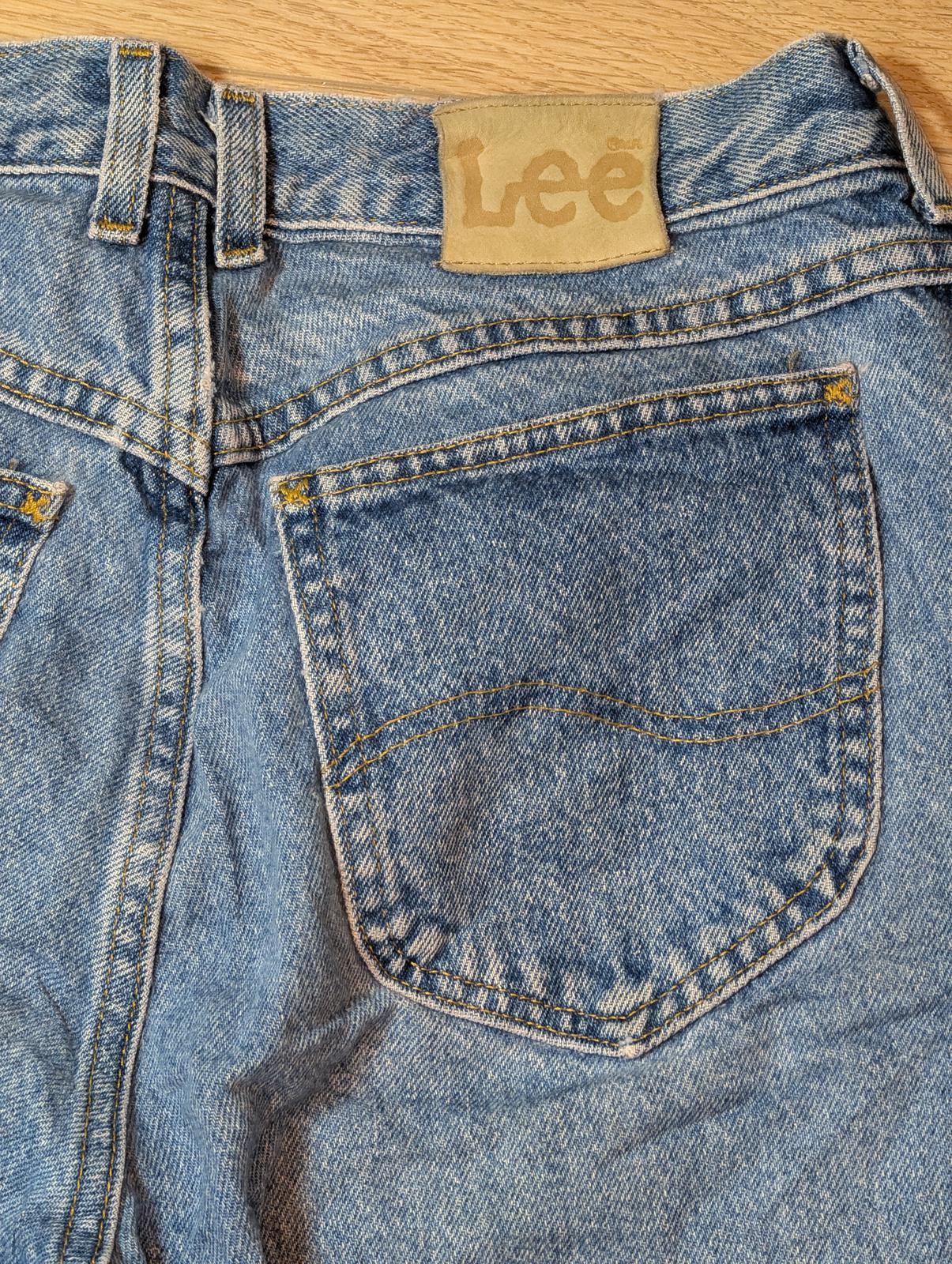 Lee Women's Straight Jeans - Blue - Size 29W 27L