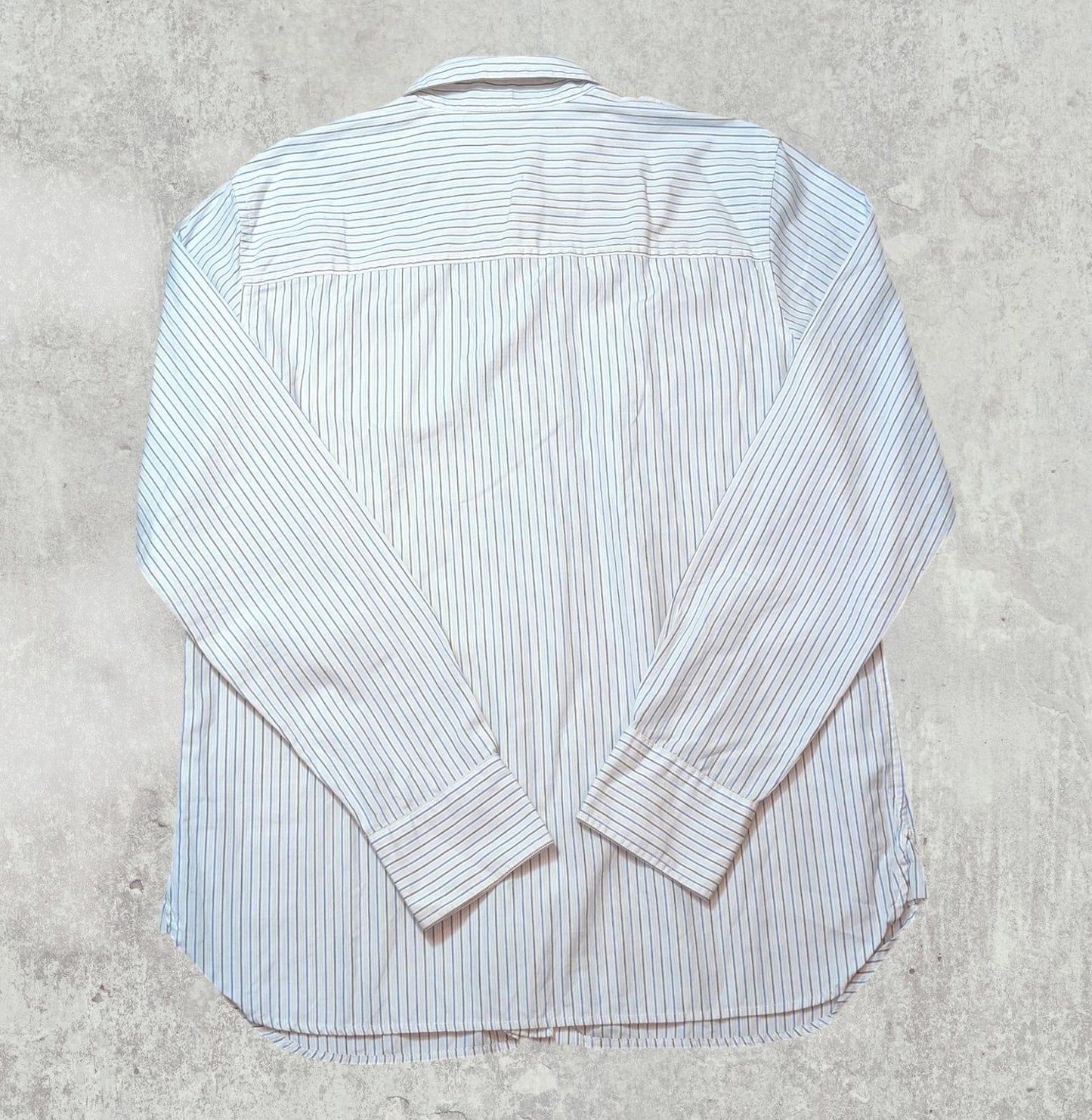Ralph Lauren Women's Striped Shirt - White - Size Medium