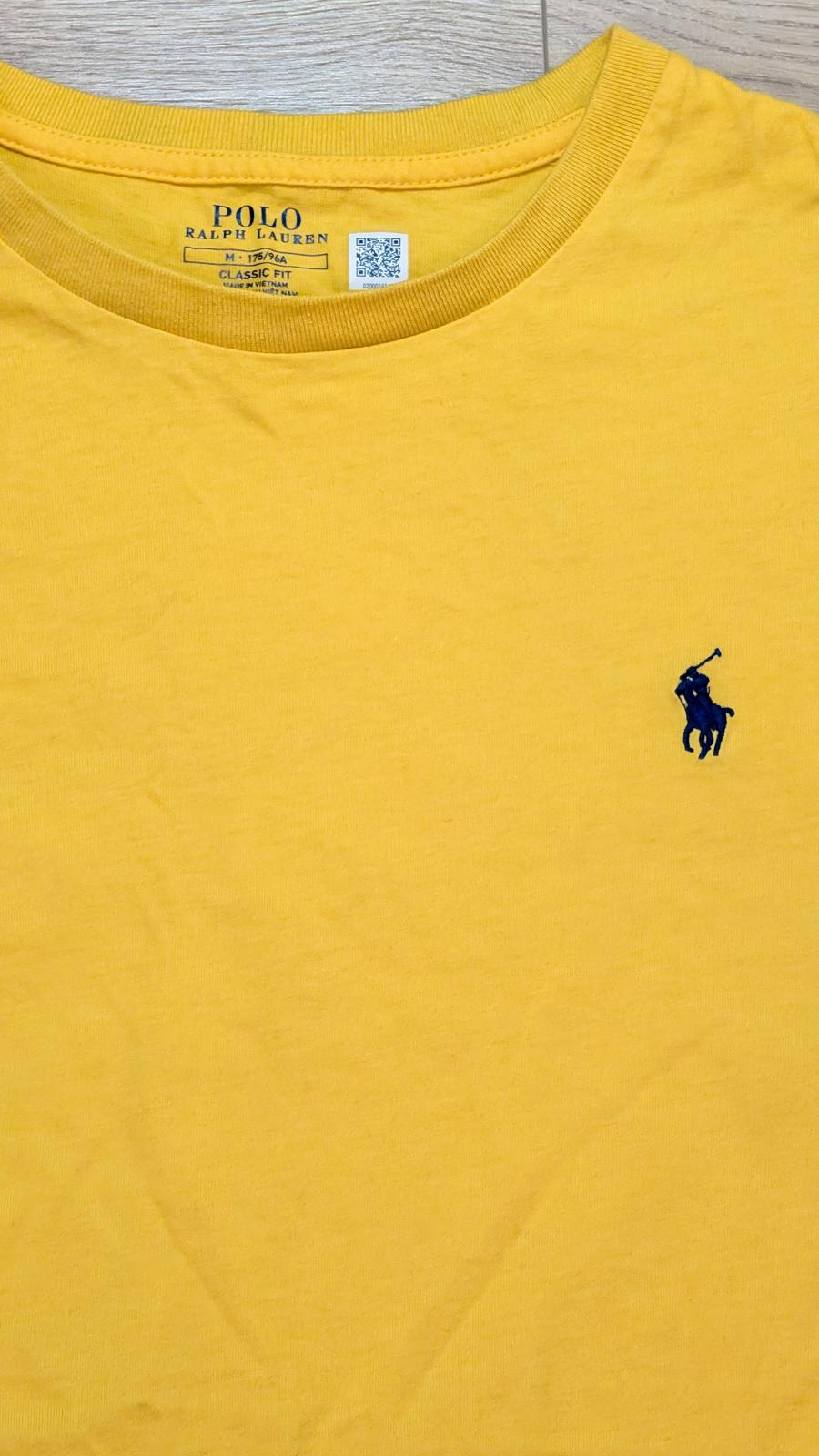 Ralph Lauren Men's Classic Fit T Shirt - Yellow - Size Medium