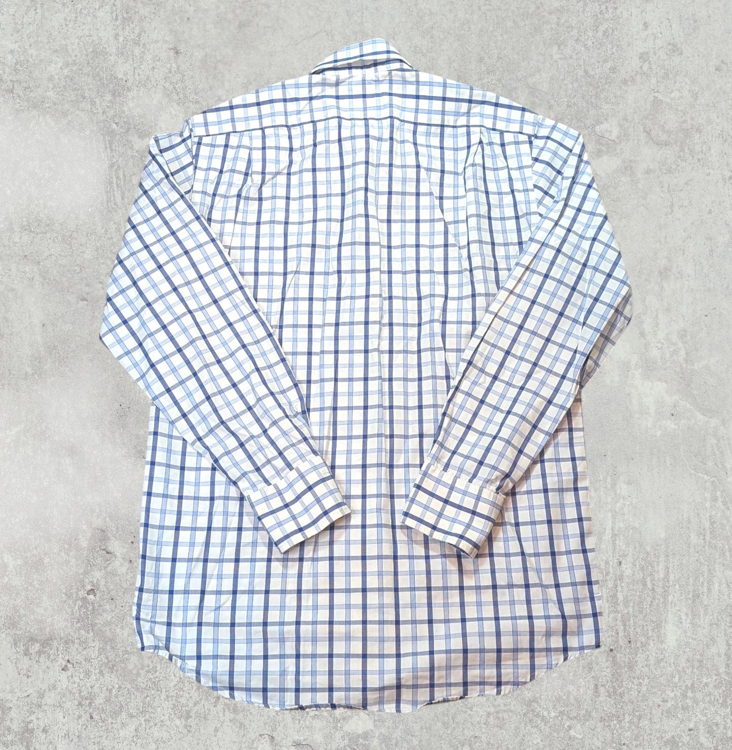 Lacoste Men's Check Shirt - White - Size Small