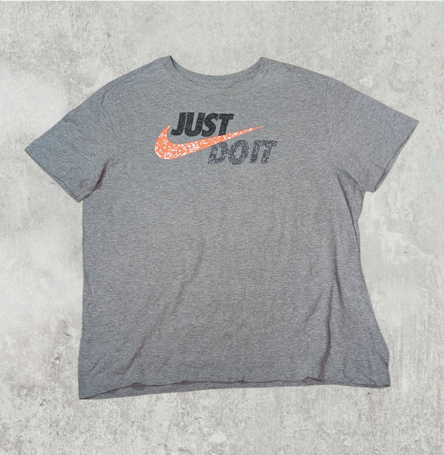 Nike Men's Just Do It! T Shirts - Grey - Size Large